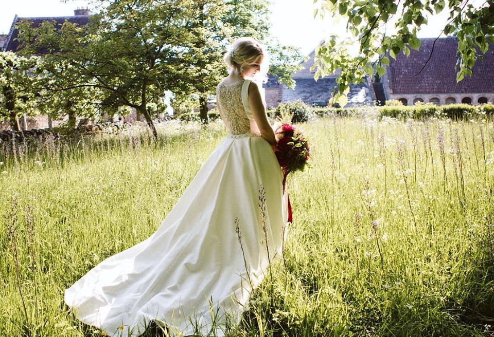 Bridal photo by creative business Nicole Howe photography on botanical illustrator Charlotte Argyrou blog