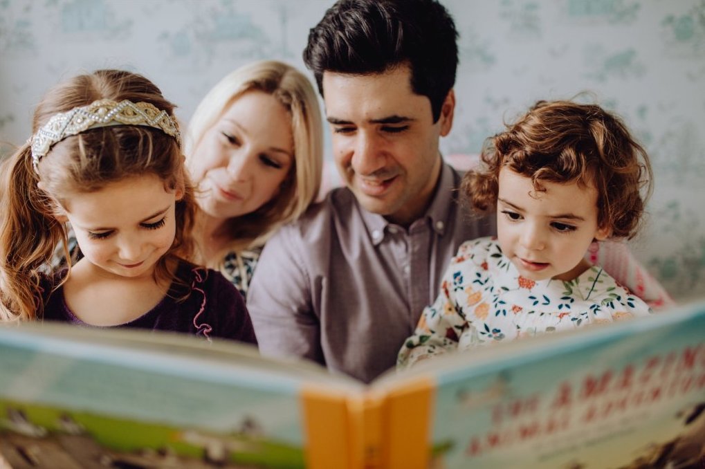 Botanical Artist Charlotte Argyrou in family photoshoot