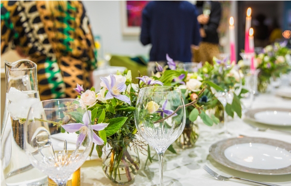 Wedding Bouquet Illustration artist Charlotte Argyrou hosts Creative in Residence Supper Club