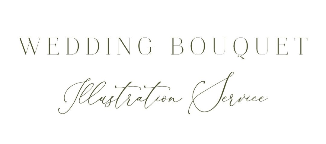 Wedding Bouquet Illustration Service logo