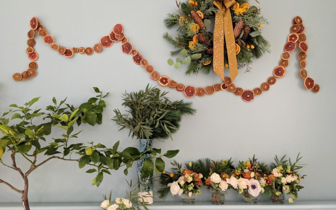 Charlotte Argyrou creative living blog dired citrus garland